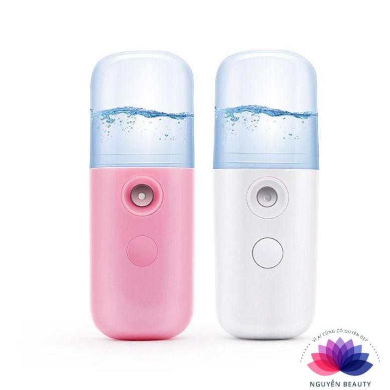 Máy Phun Sương Cầm Tay Xịt Khoáng MINI NANO Chính Hãng - Bản Full Phụ Kiện Cáp Sạc  - Cấp Ẩm Dưỡng Da Bổ Sung Khoáng | BigBuy360 - bigbuy360.vn