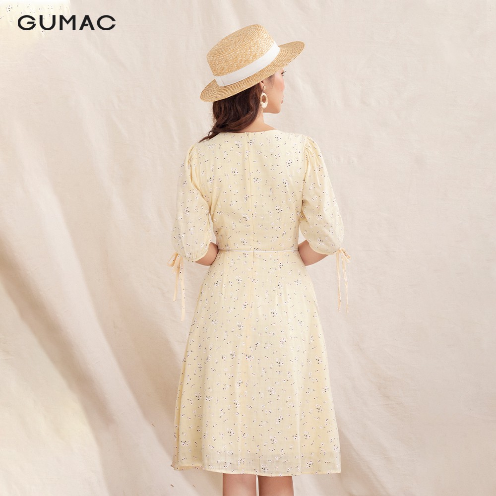 Đầm hoa phối viền DA1091 GUMAC | BigBuy360 - bigbuy360.vn
