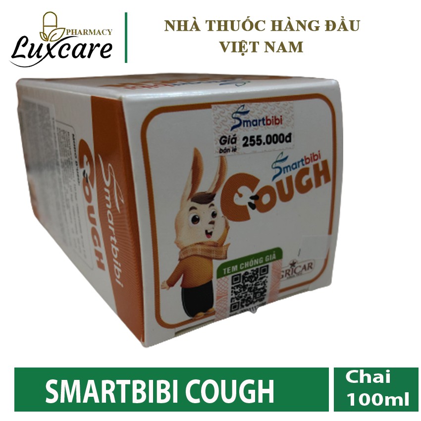 SMARTBIBI COUGH 100ml - Hỗ Trợ Giảm Các Triệu Chứng Của Ho - Luxcare