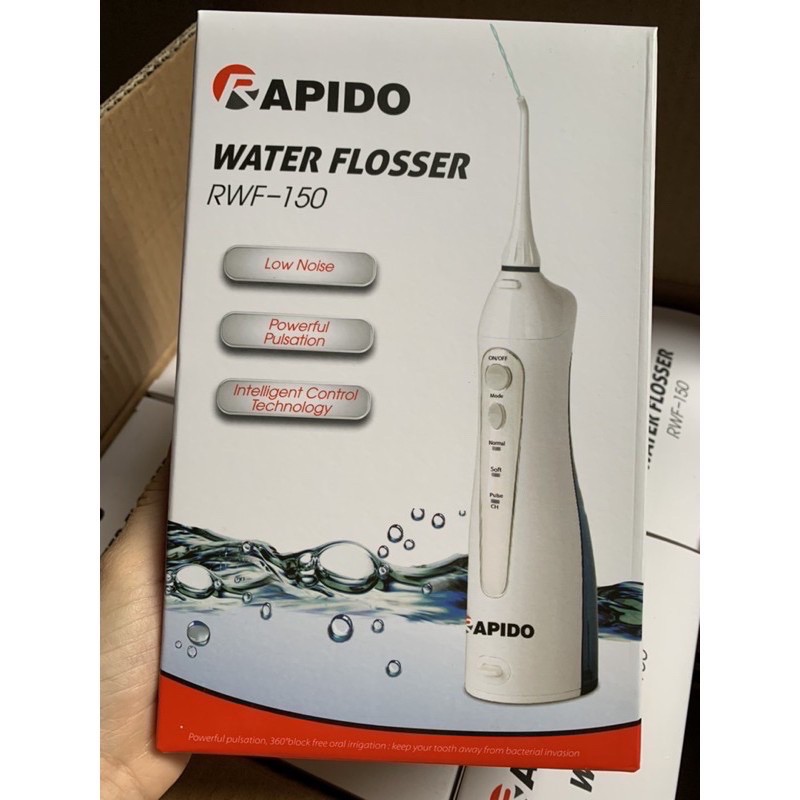 Tăm nước cầm tay Rapido RWF-150 (pin sạc điện-bh 12 tháng)