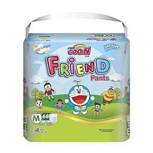 [Cắt tem]Tã Quần Goon Friend Gói Siêu Đại M68/L60/XL52/XXL46