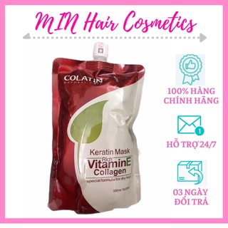 Hấp túi colatin vitamin e - collagen mask 500ml hàng công ty