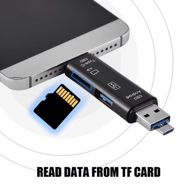 🚨USB OTG đa năng 5 trong 1 kiêm đầu đọc thẻ