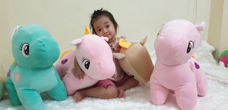 Ngựa bông đáng yêu cho bé