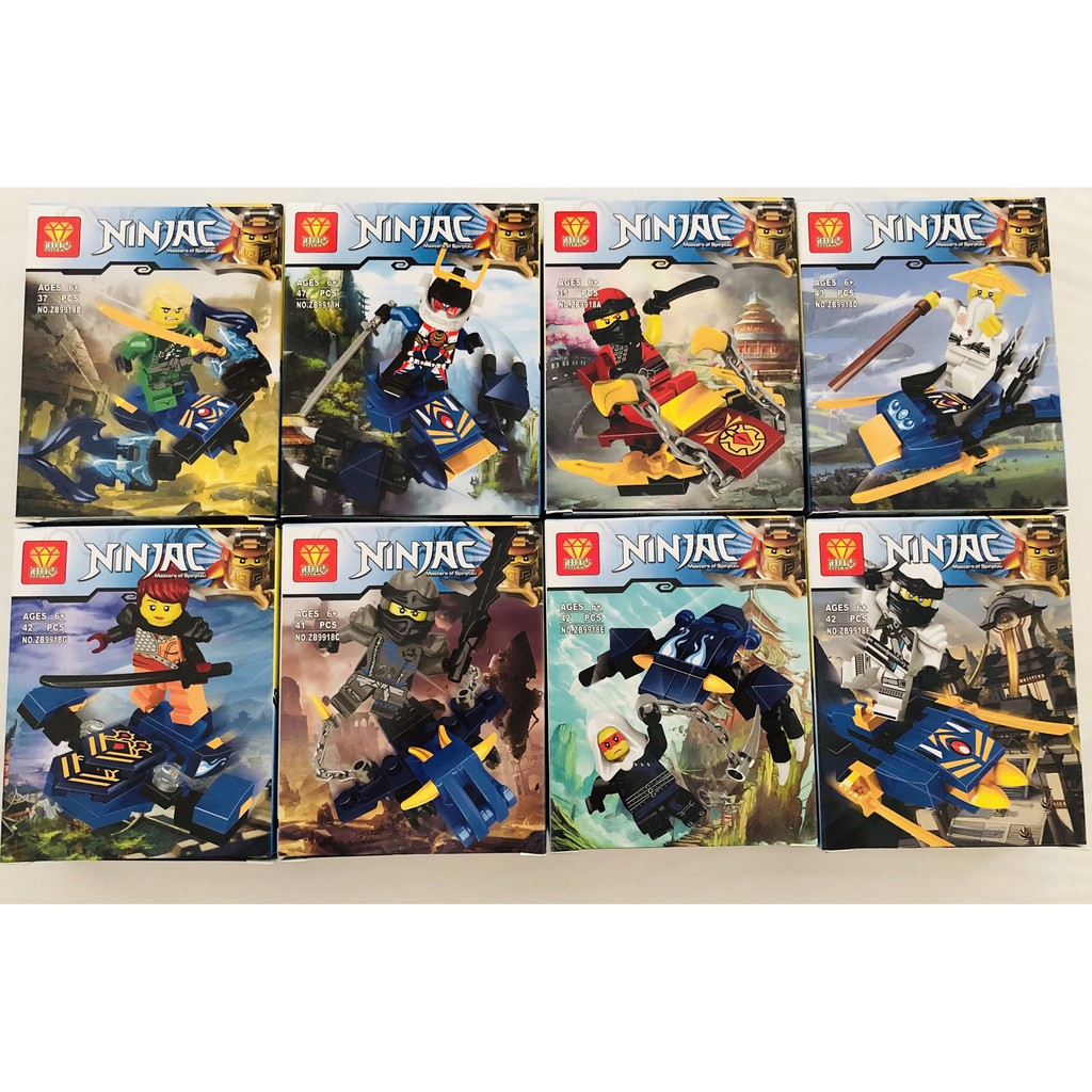 Lego mini ninja cưỡi rồng (8 mẫu)