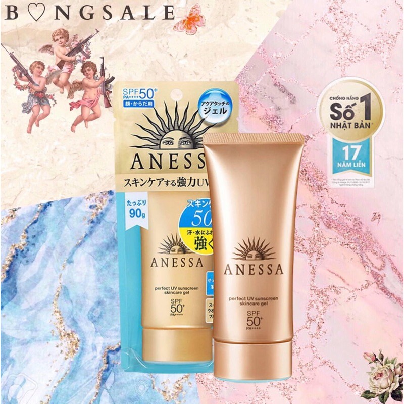 ( new 2020 )Kem chống nắng Anessa perfect UV sunscreen skincare gel 90gr