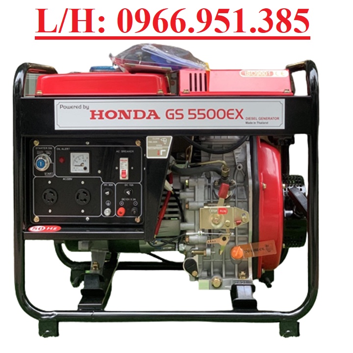 Máy Phát Điện Chạy Dầu 5Kw Honda GS5500EX