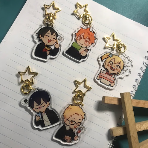 Móc khoá/ keychain Karasuno Haikyuu