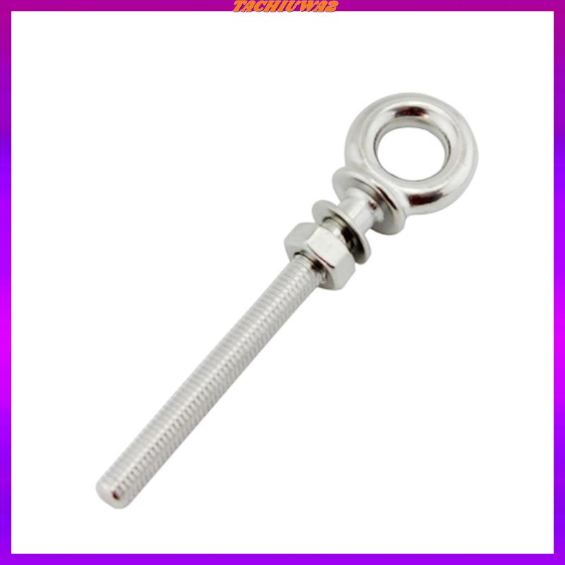 Bu Lông Mắt Bằng Thép Không Gỉ M6X60Mm Tachiuwa2 Kèm Đai Ốc Và Vòng Đệm