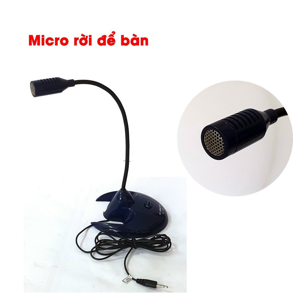 MICRO THU ÂM PC LAPTOP - MÁY TÍNH CỔ CAO DÙNG HỌC ONLINE,HỘI HỌP