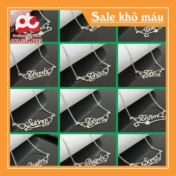 [ Siêu SALE ] Dây chuyền theo tên inox