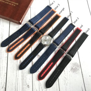 Dây đeo cao su silicon silicon phù hợp với dây đeo Omega 300 hippocampus 600 Ocean universe omega 2022mm