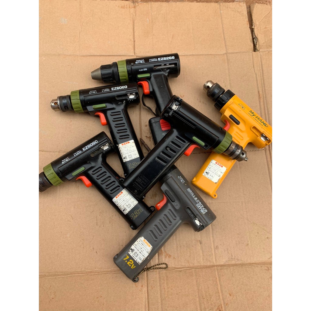 Khoan pin Nati 7,2v Nhật bãi  tự độ pin