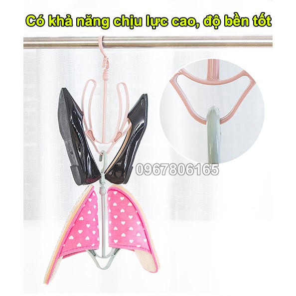 Móc treo giày - móc phơi giày dép thông minh xoay 360 độ