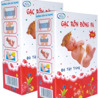 hộp 3 gạc rốn đông pha