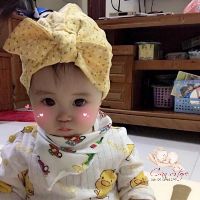 [Sẵn ] Mũ turban có nơ cho bé gái từ 3-18 tháng - ảnh thật