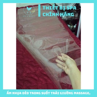 Tấm nhựa dẻo trong suốt trải giường Massage, Tắm trắng, giảm béo