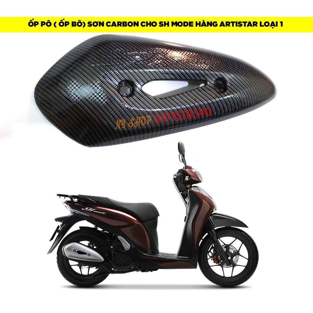🏆 ỐP PÔ ( ỐP PÔ ) SƠN CARBON CHO SH MODE 🏆