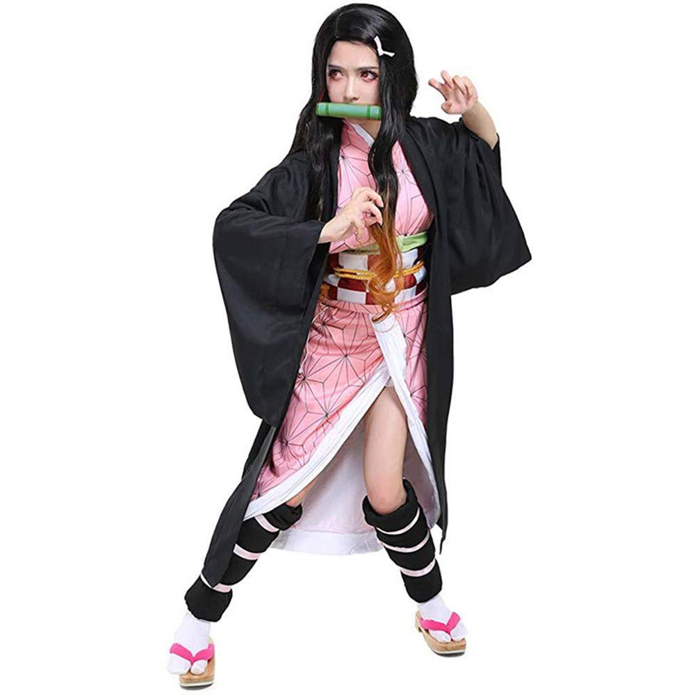 Trang Phục Cosplay Nhân Vật Nezuko Kamado Trong Phim Hoạt Hình Demon Slayer