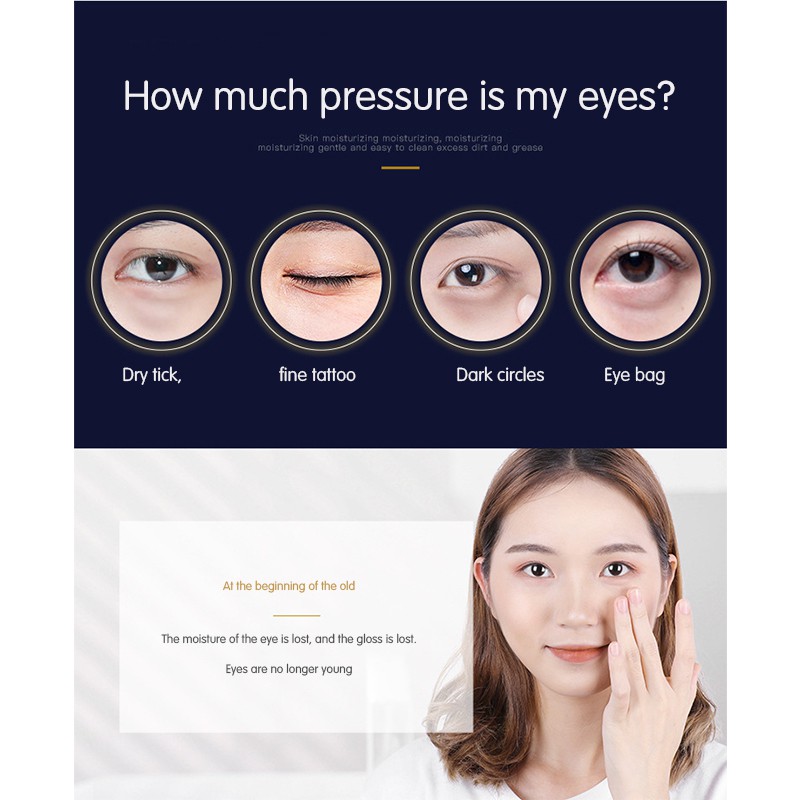 [Hàng mới về] Kem Dưỡng Da Mắt Hyaluronic Acid Dưỡng Ẩm Loại Bỏ Bọng Mắt Quầng Thâm Làm Săn Chắc Da Hiệu Quả | BigBuy360 - bigbuy360.vn