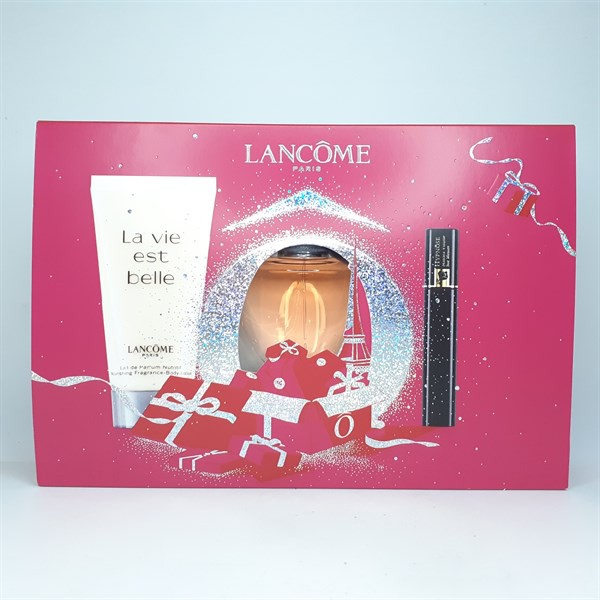 Bộ nước hoa Lancome La Vie Est Belle 3 món (1NH 30ml +1Body Lotion 50ml +1 Mascara)