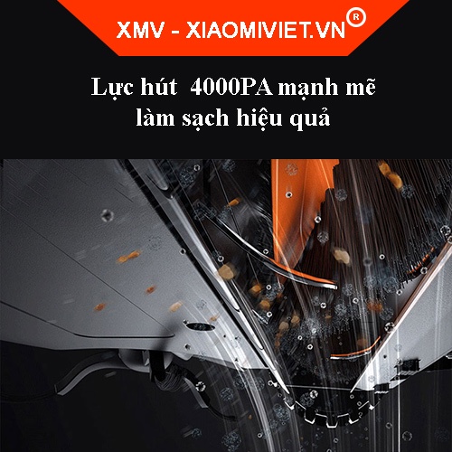 Robot hút bụi lau nhà Xiaomi Dreame Z10 Pro - Thùng bụi 4L - Lực hút 4000PA + pin 5200mAh - Chính hãng- BH 12 tháng