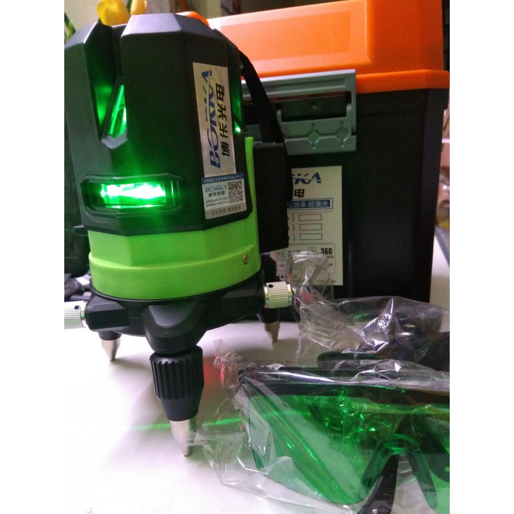 Máy cân mực laser 5 tia xanh Borka- Thương Hiệu Nhật Bản