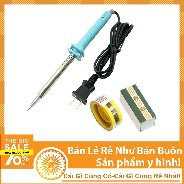 Combo Mỏ Hàn Winster 60W Tặng 1 Chì Sunchi Và 1  Nhựa Thông Hộp