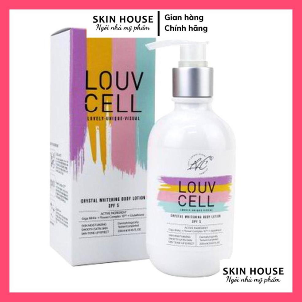 Chính hãng - Dưỡng Thể Louv Cell bật tone da- Kem Trắng Da Body Louve Cell – Hàn quốc 250 - 120 ML