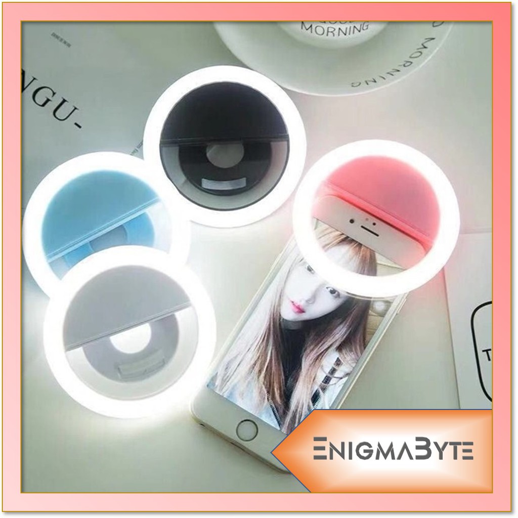 Mobile Đèn LED Tròn Hỗ Trợ Chụp Ảnh SELFIE Cho Điện Thoại