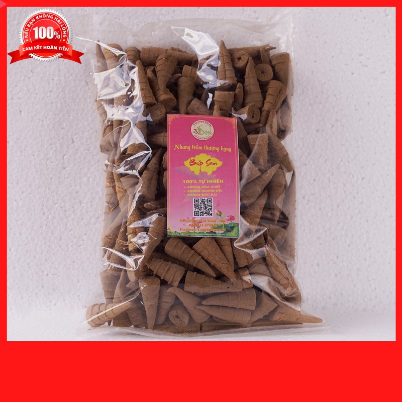 [Hương Nụ Sạch] Hương Nụ Trầm Sạch cao cấp dùng lư xông túi 0.5kg - Hương Trầm Sạch Búp Sen