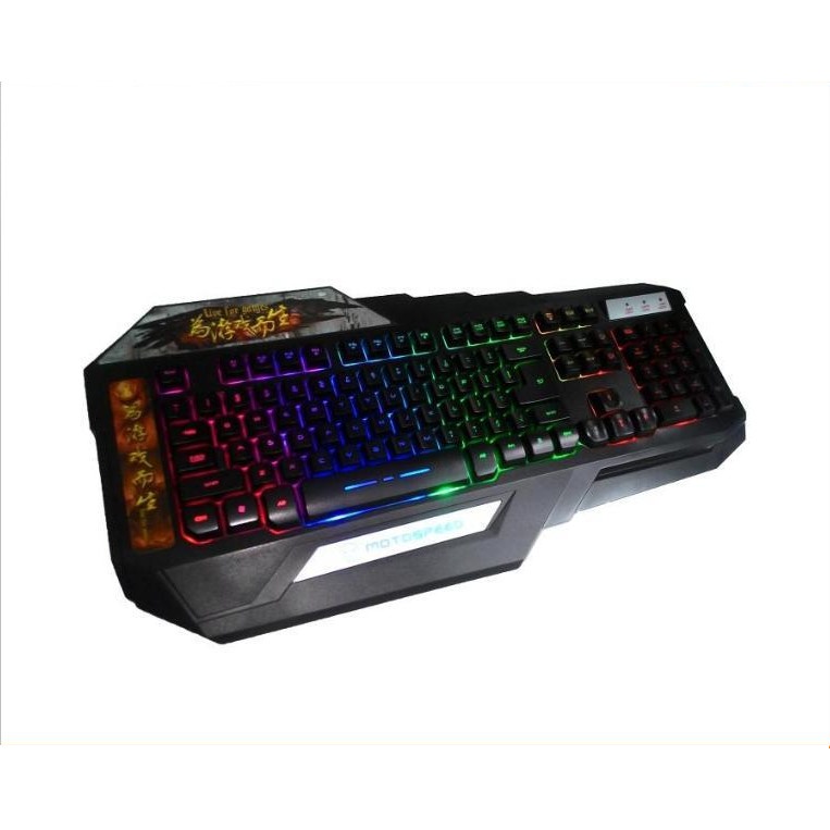 Bàn phím giả cơ Motospeed K90L Gaming Keyboard có LED 7 màu