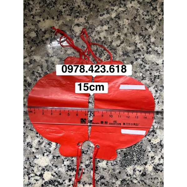 Đèn lồng Đỏ mini treo trang trí Lễ Tết - siêu thị - lớp học - đèn lồng giấy đỏ ni lông