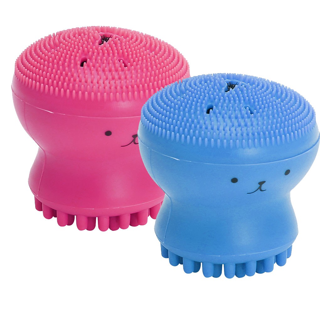 Cọ Rửa Mặt Hình Bạch Tuộc Bằng Silicon Tẩy Tế Bào Chết Làm Sạch Sâu Lỗ Chân Lông Tiện Dụng