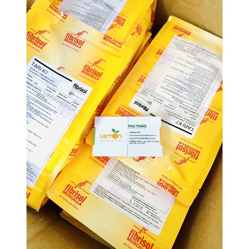 1Kg Bột tạo giòn dai kết dính TARI K7 hàng Úc - Phụ gia thay thế hàn the dùng cho giò chả, lạp xưởng, chả cá
