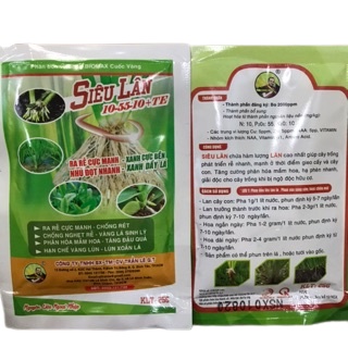 Combo 3 phân bón cho rau dạng gói nhỏ tiện lợi
