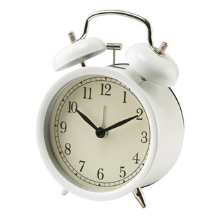 Đồng hồ báo thức ikea dekad - alarm clock, white