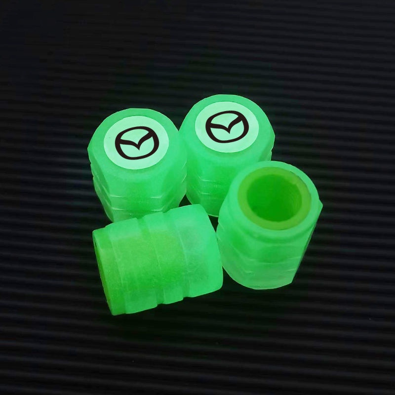 Nắp Van Bánh Xe Hơi Mazda Dạ Quang Chuyên Dụng for Familia Vantrend 323 E2000 Biante RX 7 Mazda 2 Mazda 3  Mazda 5  Mazda 6 CX3 CX5 CX8 CX9 BT50 RX7 RX8 Fighter Premacy