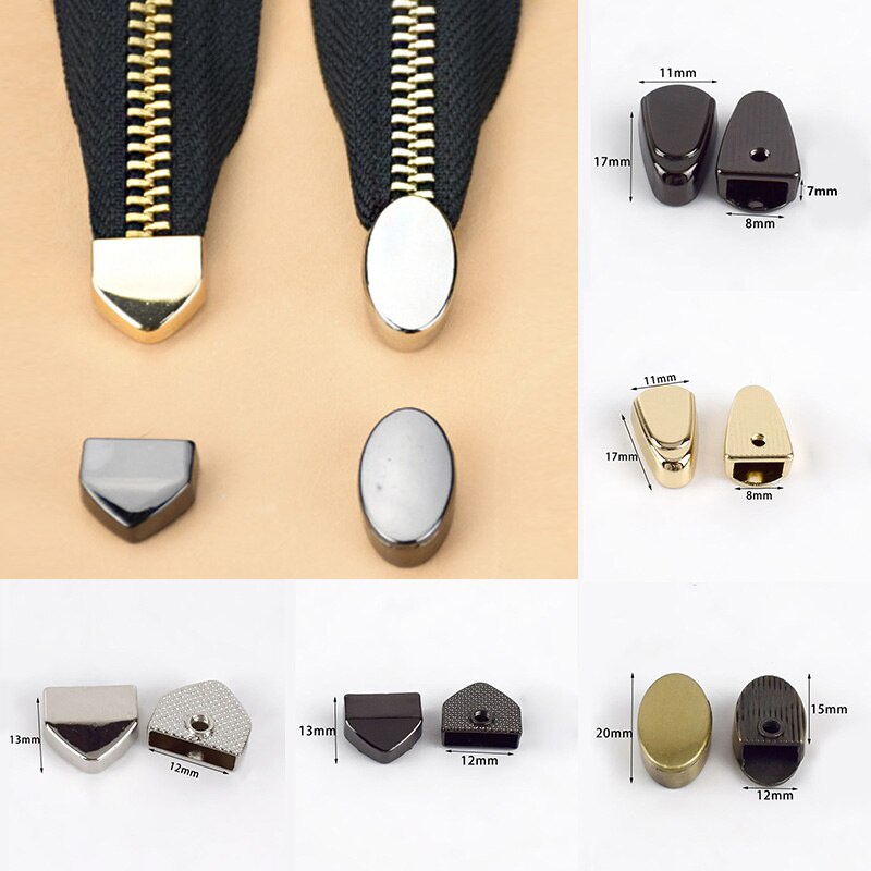 Set 10 kẹp khóa kéo DIY bằng kim loại đa năng tiện lợi