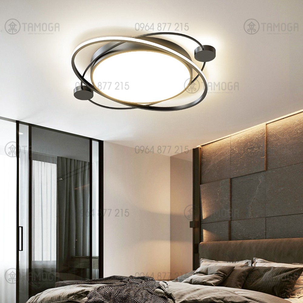 Đèn ốp trần phòng khách, đèn trang trí phòng khách 3 Chế độ ánh sáng OT 1014 + Tặng kèm khiển
