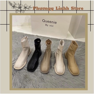 Boot nữ đế thấp phong cách Hàn Quốc