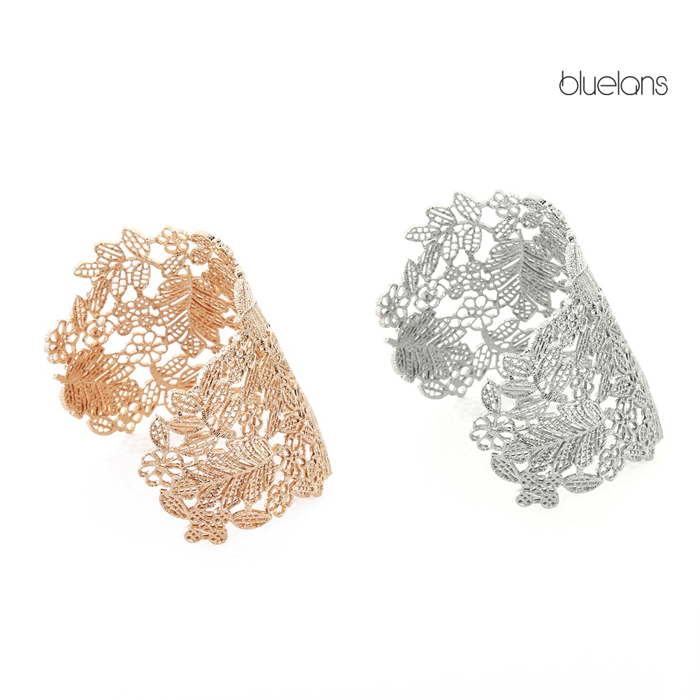 Vòng Đeo Tay Hợp Kim Hở Kiểu Dáng Đơn Giản Thời Trang Cho Nữ