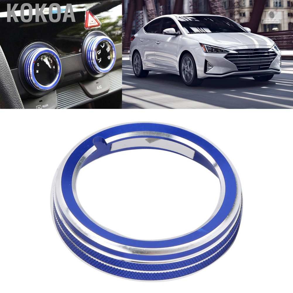 Vòng Đệm Trang Trí Nút Điều Hòa Cho Hyundai Elantra 2015-2020