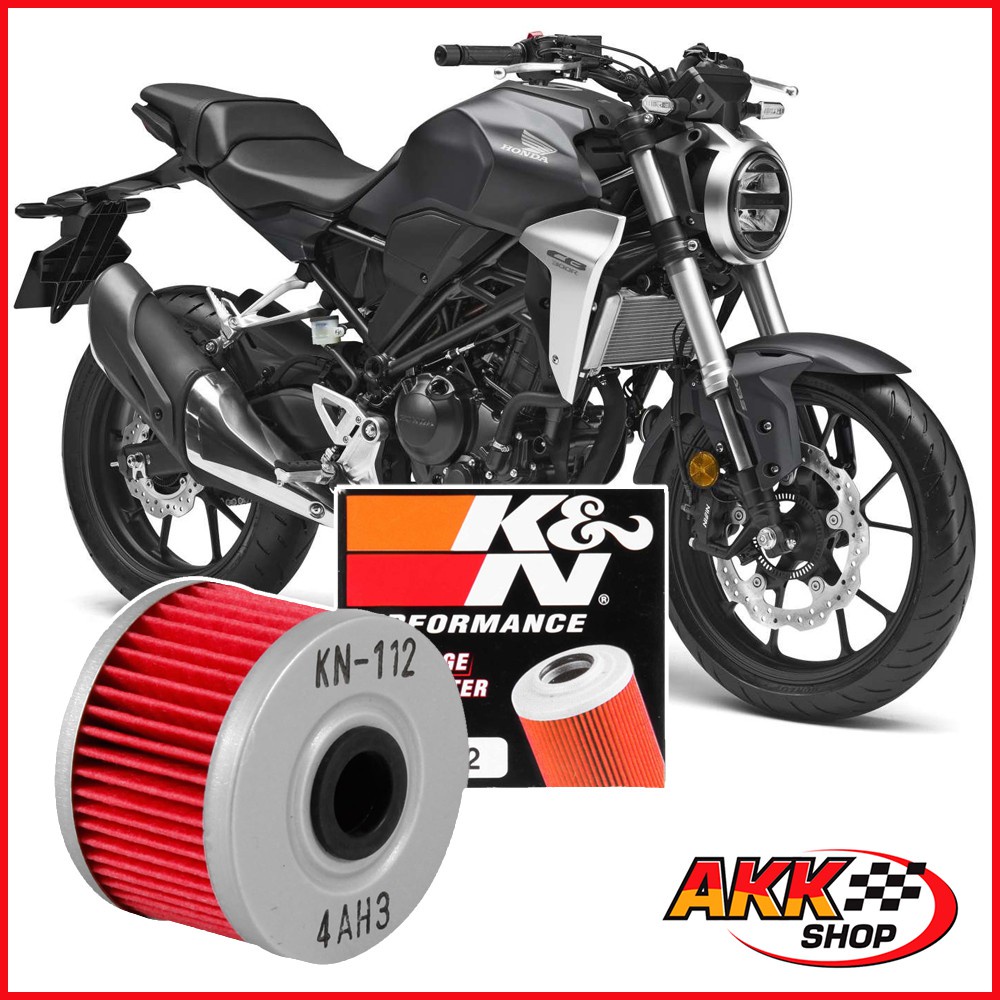 ❃☈♙Lọc nhớt K&N KN-112 cho xe máy Honda CB300R / Rebel300 CRF250 CBR250R