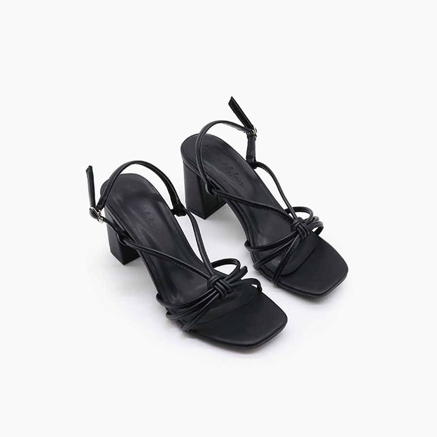 Giày Sandal Cao Gót Nữ bAimée & bAmor 3 Quai Mảnh Quai Hậu Khóa Cài Gót Vuông 7p Thời Trang Công Sở Cao Cấp - MS1534