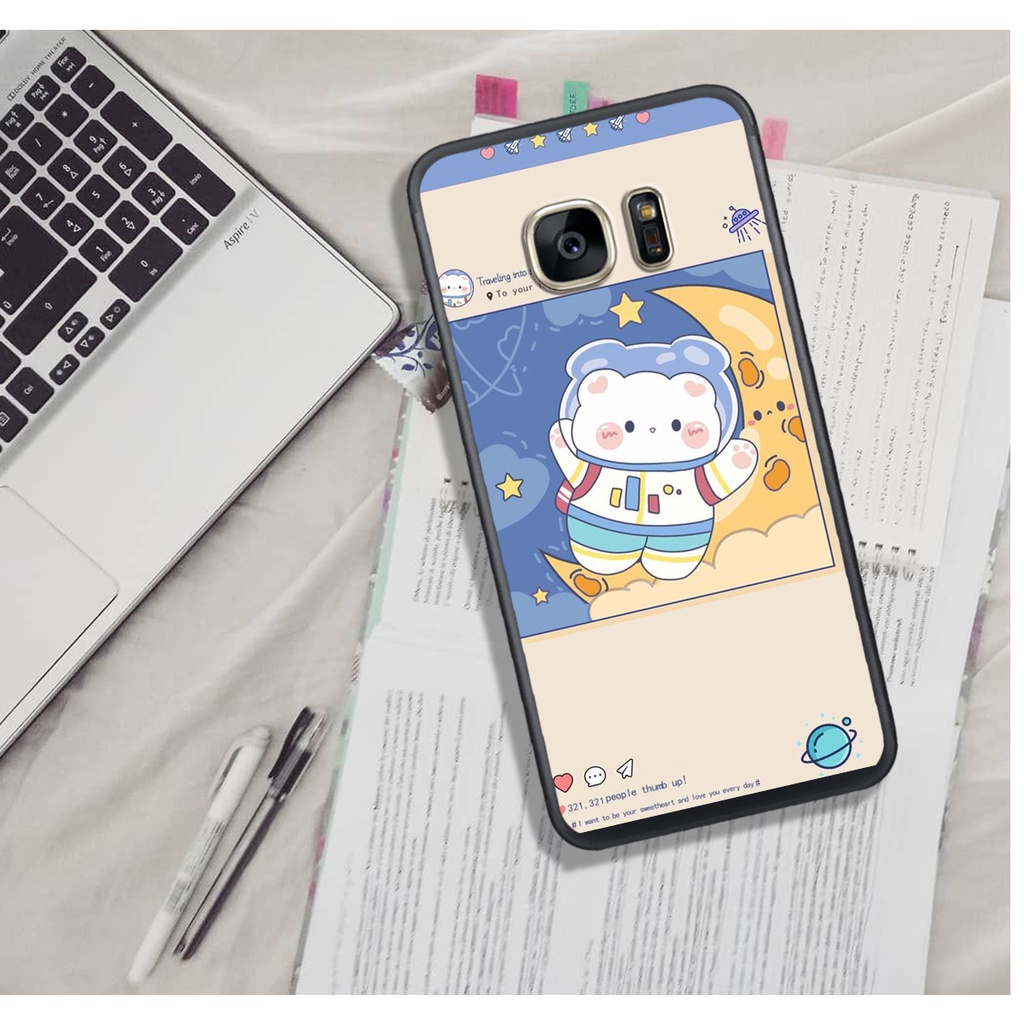 [ HOT BỎNG TAY] ỐP LƯNG SAM.SUNG S6/S6E/S7/S7E , IN HINH CHIBI PHI HÀNH GIA ĐÁNG YÊU, SIÊU CUTE.