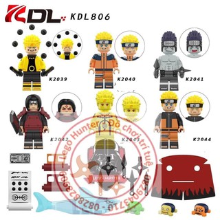 Xếp Hình KDL 806 Naruto Akatsuki Minifigures mô hình lắp ráp nhân vật Naruto lục đạo