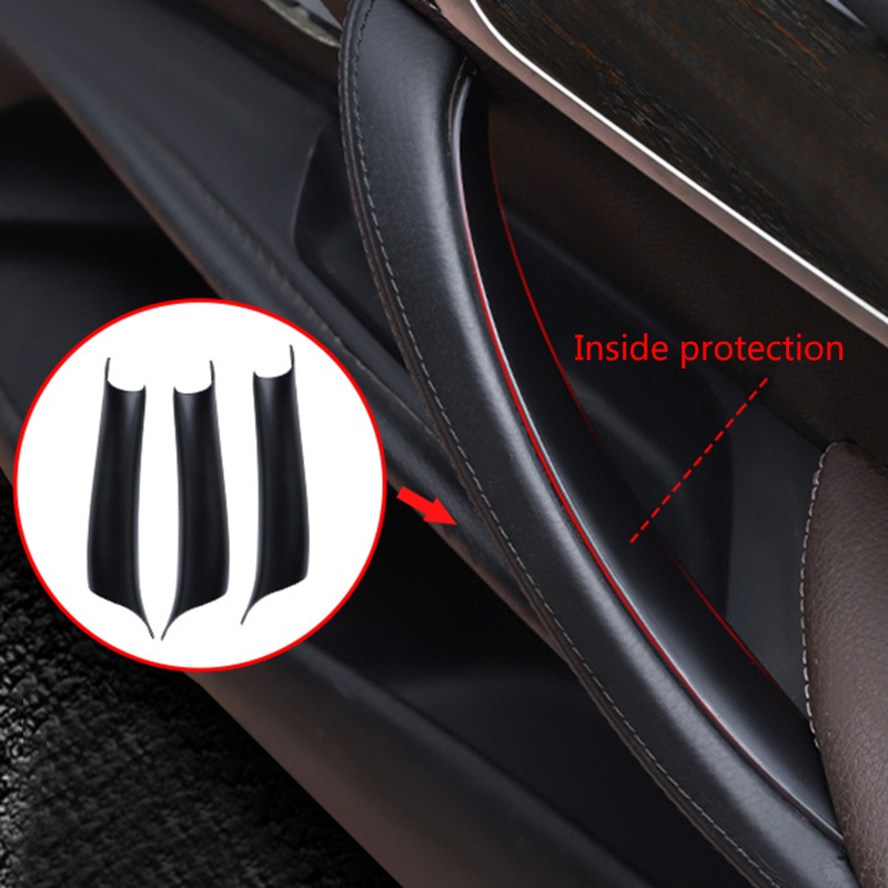Ốp Bọc Tay Nắm Cửa Xe Hơi Trang Trí Nội Thất Cho E70 / F15 X5 / X6 08-18