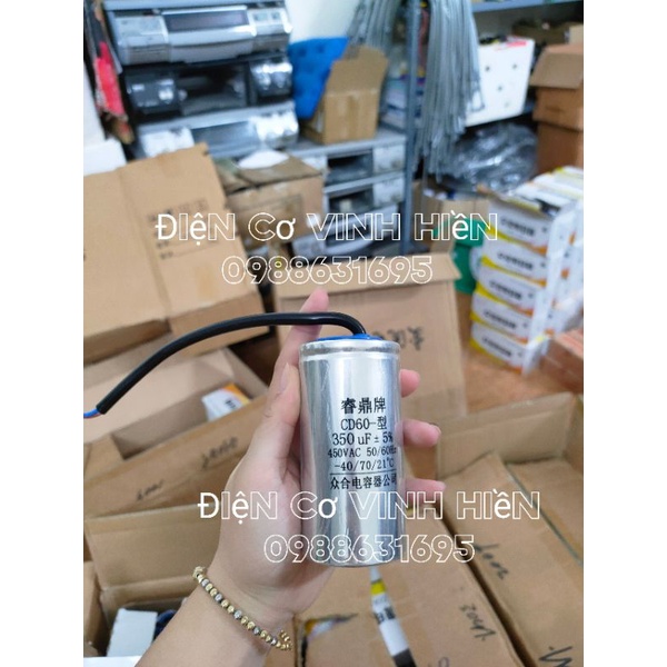 Tụ máy bơm nước từ 2uf đến 450uf