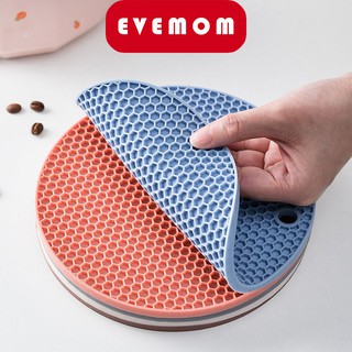 Miếng lót nồi bát chống trơn chất liệu silicon chịu nhiệt chống thấm nước tiện dụng